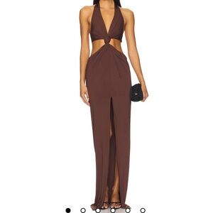 NBD The Donyale Gown in Brown